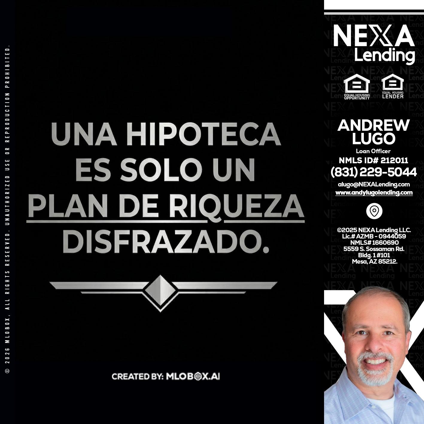 UNA HIPOTECA - Andrew Lugo -Loan Officer